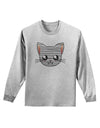 Mummy Kitty Adult Long Sleeve Shirt by TooLoud-Long Sleeve Shirt-TooLoud-AshGray-Small-Davson Sales