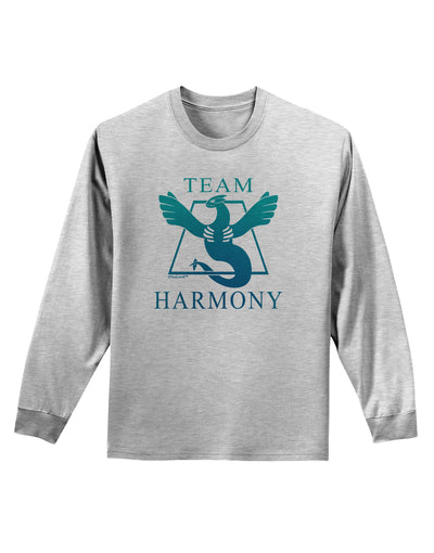 Team Harmony Adult Long Sleeve Shirt-Long Sleeve Shirt-TooLoud-AshGray-Small-Davson Sales