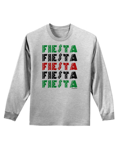 Cinco Fiestas Adult Long Sleeve Shirt by TooLoud-Long Sleeve Shirt-TooLoud-AshGray-Small-Davson Sales