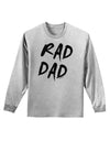 Rad Dad Design Adult Long Sleeve Shirt-Long Sleeve Shirt-TooLoud-AshGray-Small-Davson Sales