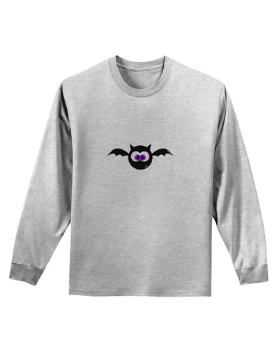 Vampire Bat Halloween Adult Long Sleeve Shirt-Long Sleeve Shirt-TooLoud-AshGray-Small-Davson Sales