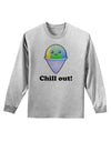 Cute Shaved Ice Chill Out Adult Long Sleeve Shirt-Long Sleeve Shirt-TooLoud-AshGray-Small-Davson Sales