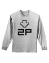 Player Two Selection Icon Adult Long Sleeve Shirt-Long Sleeve Shirt-TooLoud-AshGray-Small-Davson Sales