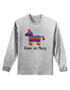 Colorful Pinata Design - Cinco de Mayo Adult Long Sleeve Shirt by TooLoud-Long Sleeve Shirt-TooLoud-AshGray-Small-Davson Sales