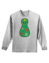 Cute Christmas Tree Matryoshka Nesting Doll Adult Long Sleeve Shirt-Long Sleeve Shirt-TooLoud-AshGray-Small-Davson Sales