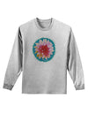 Watercolor Flower Adult Long Sleeve Shirt-Long Sleeve Shirt-TooLoud-AshGray-Small-Davson Sales