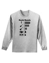 Rock Band Pictograph Adult Long Sleeve Shirt-Long Sleeve Shirt-TooLoud-AshGray-Small-Davson Sales