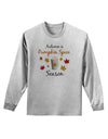 Pumpkin Spice Season Adult Long Sleeve Shirt-Long Sleeve Shirt-TooLoud-AshGray-Small-Davson Sales