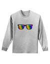 Pride Rainbow Lenses Adult Long Sleeve Shirt by TooLoud-Long Sleeve Shirt-TooLoud-AshGray-Small-Davson Sales