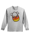 Cute Girl Child Candy Corn Family Halloween Adult Long Sleeve Shirt-Long Sleeve Shirt-TooLoud-AshGray-Small-Davson Sales