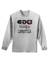 EDM - A Lifestyle Adult Long Sleeve Shirt-Long Sleeve Shirt-TooLoud-AshGray-Small-Davson Sales