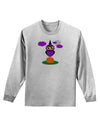 Owl Purple Adult Long Sleeve Shirt-Long Sleeve Shirt-TooLoud-AshGray-Small-Davson Sales