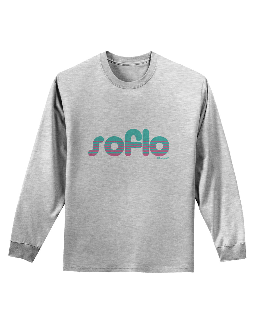 SoFlo - South Beach Style Design Adult Long Sleeve Shirt by TooLoud-Long Sleeve Shirt-TooLoud-White-Small-Davson Sales