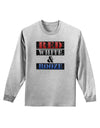 Red White & Booze Adult Long Sleeve Shirt-Long Sleeve Shirt-TooLoud-AshGray-Small-Davson Sales