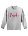 Bride Design - Diamond - Color Adult Long Sleeve Shirt-Long Sleeve Shirt-TooLoud-AshGray-Small-Davson Sales