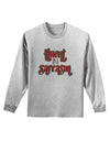 Fluent in Sarcasm Adult Long Sleeve Shirt-Long Sleeve Shirt-TooLoud-AshGray-Small-Davson Sales