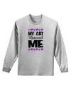 My Cat Rescued Me Adult Long Sleeve Shirt-Long Sleeve Shirt-TooLoud-AshGray-Small-Davson Sales