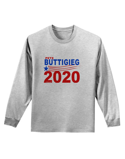 Pete Buttigieg 2020 President Adult Long Sleeve Shirt by TooLoud-TooLoud-AshGray-Small-Davson Sales