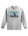 Mexico - Whale Watching Cut-out Adult Long Sleeve Shirt-Long Sleeve Shirt-TooLoud-AshGray-Small-Davson Sales