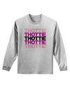 THOTTIE Adult Long Sleeve Shirt-Long Sleeve Shirt-TooLoud-AshGray-Small-Davson Sales