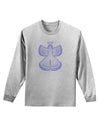 Snow Angel Design - Winter Adult Long Sleeve Shirt-Long Sleeve Shirt-TooLoud-AshGray-Small-Davson Sales