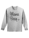 Mama Bear with Heart - Mom Design Adult Long Sleeve Shirt-Long Sleeve Shirt-TooLoud-AshGray-Small-Davson Sales
