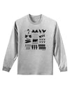 Twelve Days of Christmas Adult Long Sleeve Shirt-Long Sleeve Shirt-TooLoud-AshGray-Small-Davson Sales