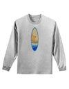 Starfish Surfboard Adult Long Sleeve Shirt by TooLoud-Long Sleeve Shirt-TooLoud-AshGray-Small-Davson Sales