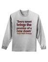 Emerson Sunset Quote Adult Long Sleeve Shirt-Long Sleeve Shirt-TooLoud-AshGray-Small-Davson Sales