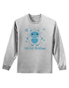 Yeti (Ready) for Christmas - Abominable Snowman Adult Long Sleeve Shirt-Long Sleeve Shirt-TooLoud-AshGray-Small-Davson Sales