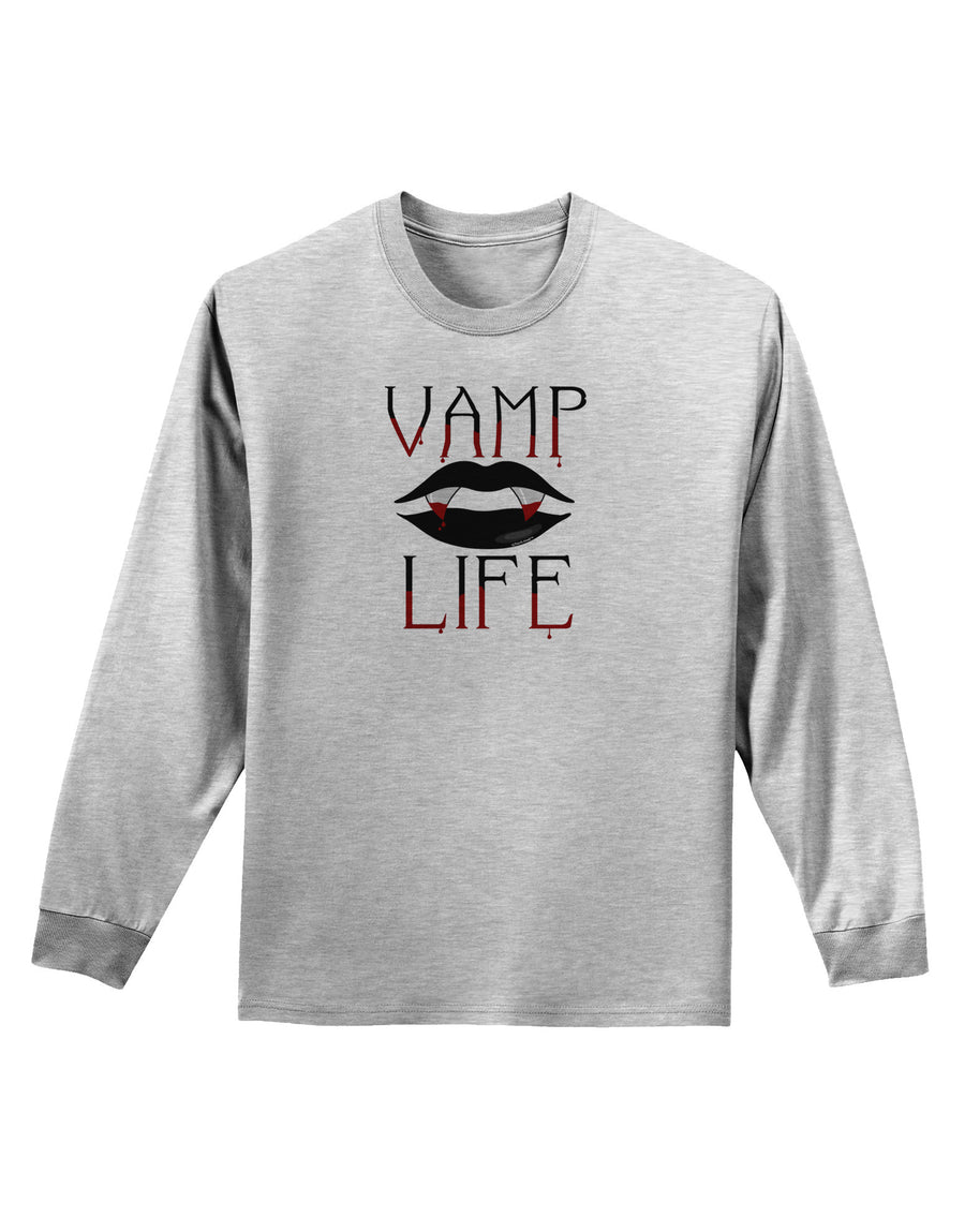 Vamp Life Adult Long Sleeve Shirt-Long Sleeve Shirt-TooLoud-White-Small-Davson Sales