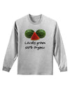 Locally Grown Organic Melons Adult Long Sleeve Shirt-Long Sleeve Shirt-TooLoud-AshGray-Small-Davson Sales