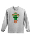 Fiesta Cactus Adult Long Sleeve Shirt-Long Sleeve Shirt-TooLoud-AshGray-Small-Davson Sales