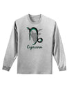 Capricorn Symbol Adult Long Sleeve Shirt-Long Sleeve Shirt-TooLoud-AshGray-Small-Davson Sales