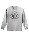 All-American Man Adult Long Sleeve Shirt-Long Sleeve Shirt-TooLoud-AshGray-Small-Davson Sales