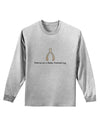 Wishing You a Happy Thanksgiving Wishbone Adult Long Sleeve Shirt-Long Sleeve Shirt-TooLoud-AshGray-Small-Davson Sales