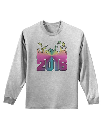 Current Year Graduation Color Adult Long Sleeve Shirt-Long Sleeve Shirt-TooLoud-AshGray-Small-Davson Sales