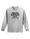 Electric Sky BnW Adult Long Sleeve Shirt-Long Sleeve Shirt-TooLoud-AshGray-Small-Davson Sales