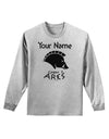 Personalized Cabin 5 Ares Adult Long Sleeve Shirt by-Long Sleeve Shirt-TooLoud-AshGray-Small-Davson Sales