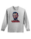 Lincoln Merica Adult Long Sleeve Shirt-Long Sleeve Shirt-TooLoud-AshGray-Small-Davson Sales