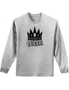 Queen Adult Long Sleeve Shirt-Long Sleeve Shirt-TooLoud-AshGray-Small-Davson Sales