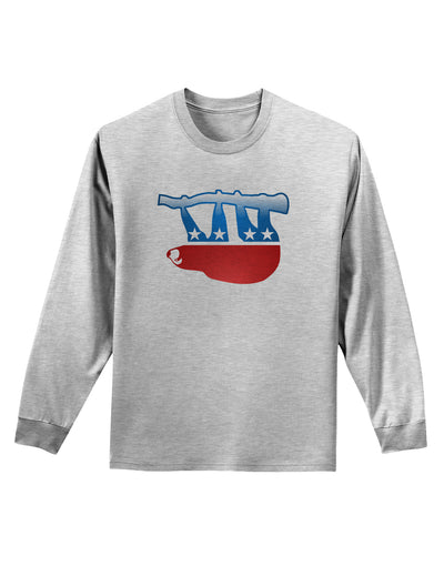 Sloth Political Party Symbol Adult Long Sleeve Shirt-Long Sleeve Shirt-TooLoud-AshGray-Small-Davson Sales