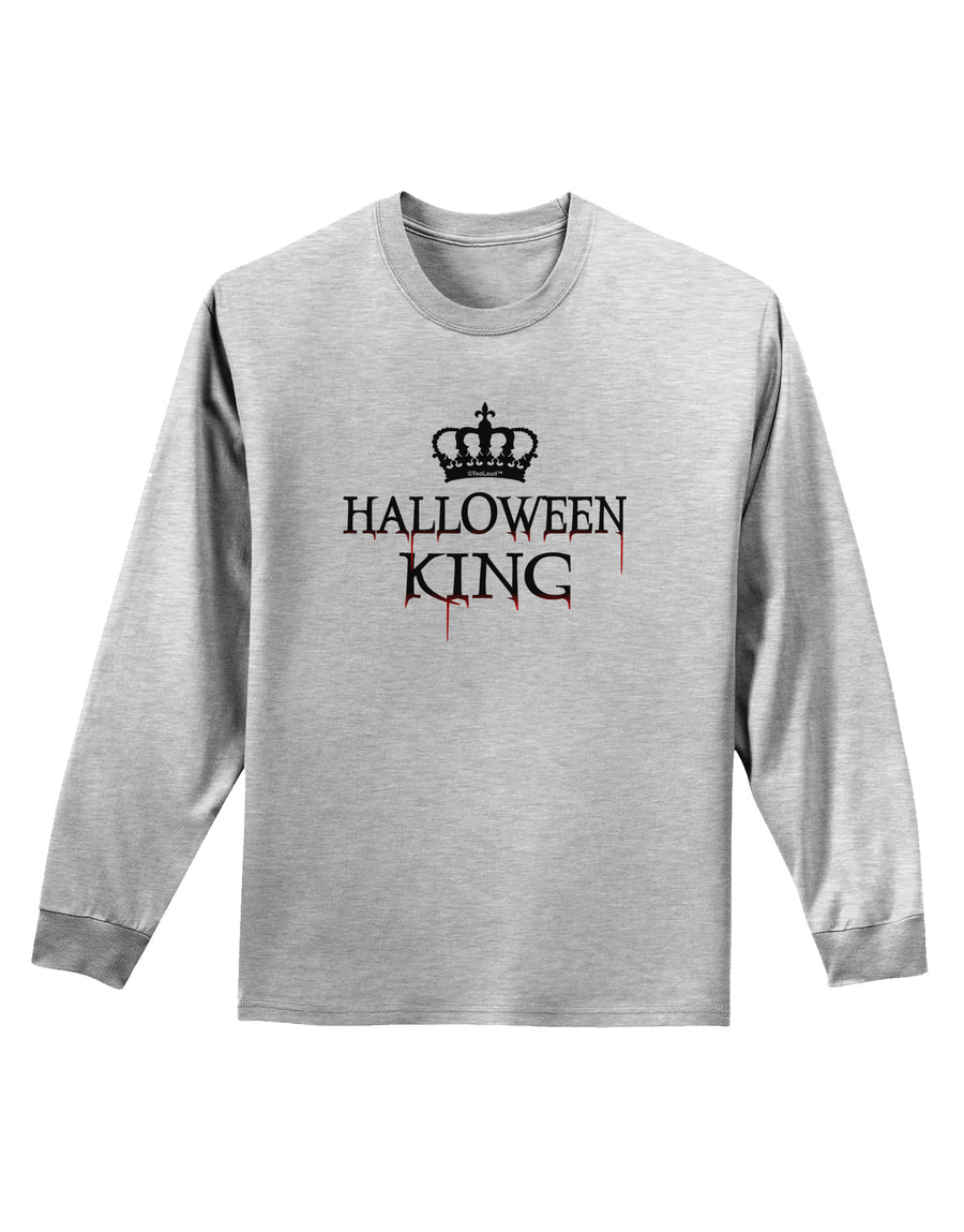 Halloween King Adult Long Sleeve Shirt by TooLoud-Long Sleeve Shirt-TooLoud-White-Small-Davson Sales