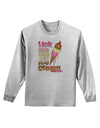 Lick Me Till Ice Cream Adult Long Sleeve Shirt-Long Sleeve Shirt-TooLoud-AshGray-Small-Davson Sales