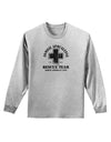 Zombie Apocalypse Rescue Team NA Unit Adult Long Sleeve Shirt-Long Sleeve Shirt-TooLoud-AshGray-Small-Davson Sales