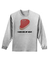 I Hand-Rub My Meat - Steak Adult Long Sleeve Shirt-Long Sleeve Shirt-TooLoud-AshGray-Small-Davson Sales