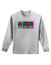 Extraterrestial Pop-art #2 Adult Long Sleeve Shirt by TooLoud-Long Sleeve Shirt-TooLoud-AshGray-Small-Davson Sales