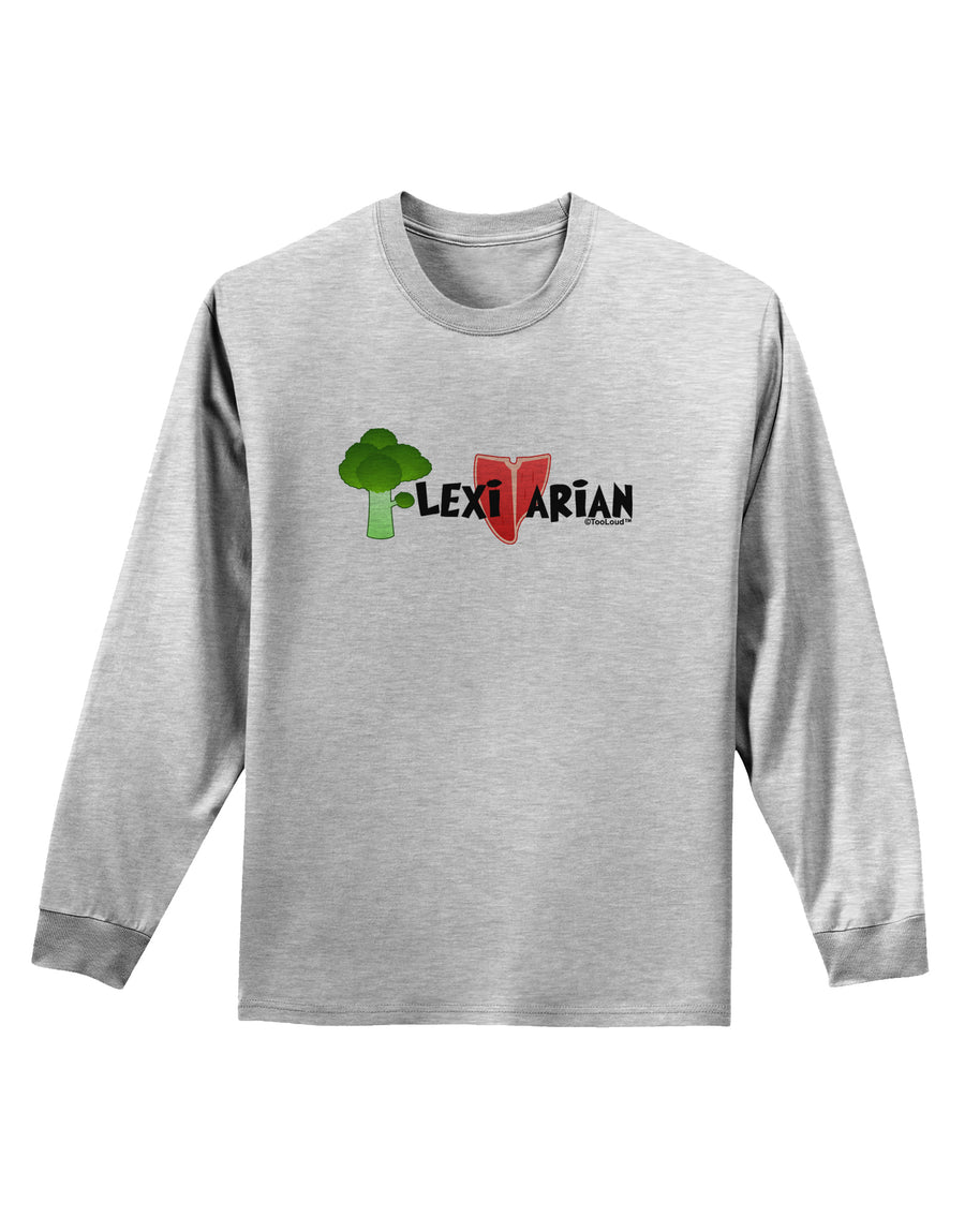 Flexitarian Adult Long Sleeve Shirt by TooLoud-Long Sleeve Shirt-TooLoud-White-Small-Davson Sales