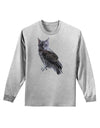 Lucky Cat Owl Adult Long Sleeve Shirt-Long Sleeve Shirt-TooLoud-AshGray-Small-Davson Sales