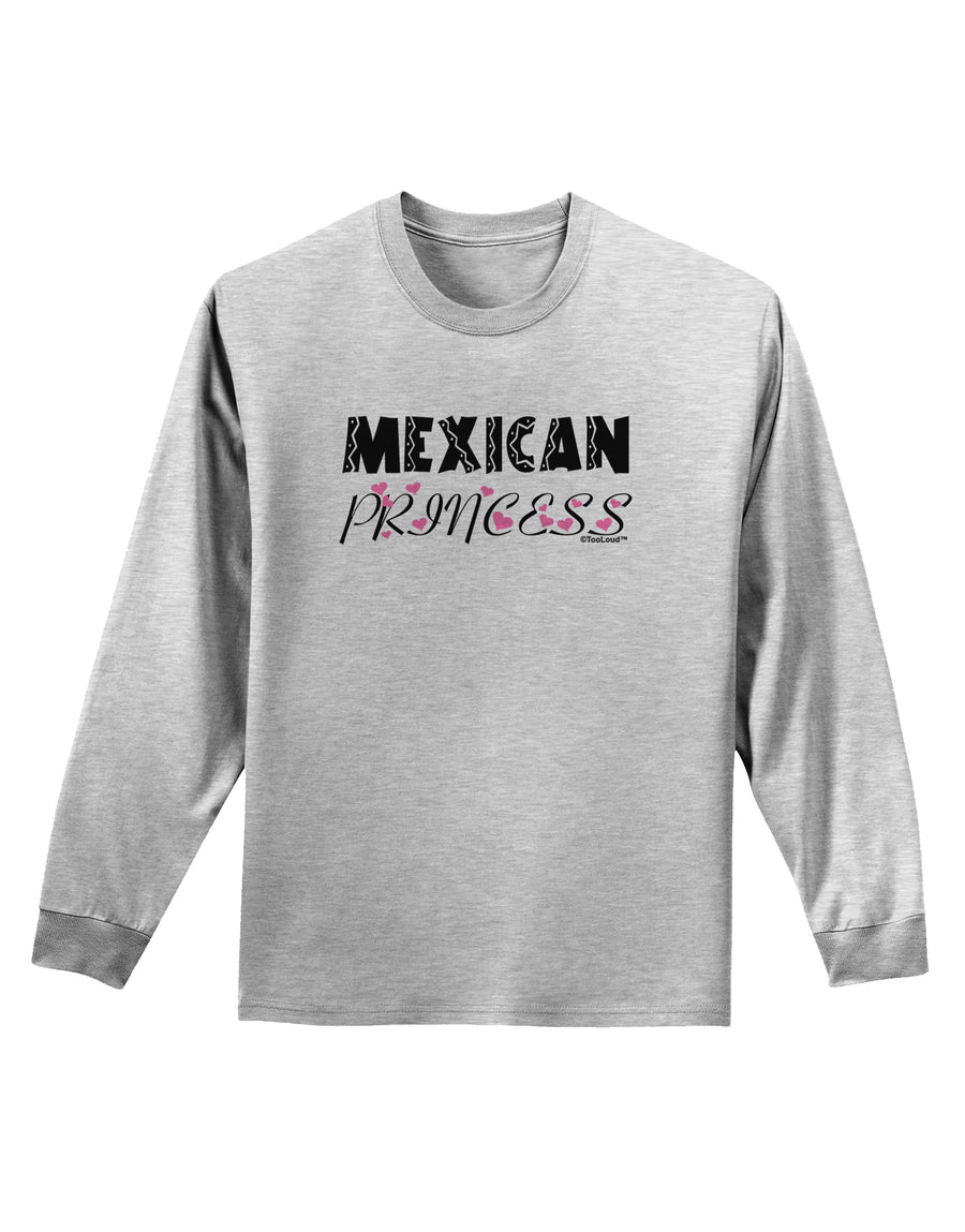 Mexican Princess - Cinco de Mayo Adult Long Sleeve Shirt by TooLoud-Long Sleeve Shirt-TooLoud-White-Small-Davson Sales